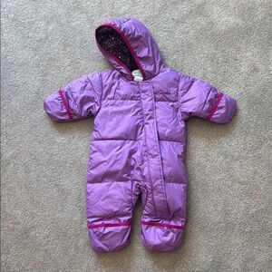 Columbia Purple Baby Snowsuit